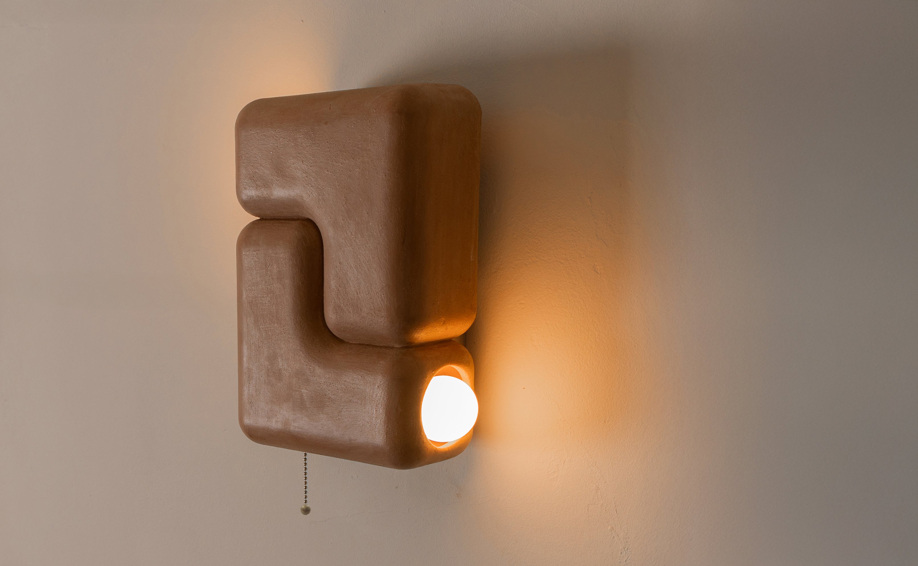 L7 Sconce - Venetian Plaster Finish